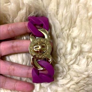 Authentic Marc Jacobs Turn Clasp Purple Bracelet